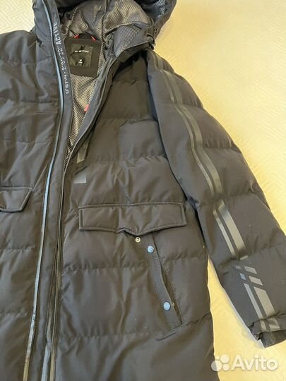 Пуховик зимний мужской удлиненный