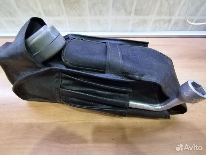 Комплект дорожный Насос ножной 2 манометр + чехол