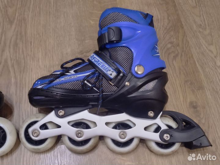 Роликовые коньки раздвижные р-р 35-38