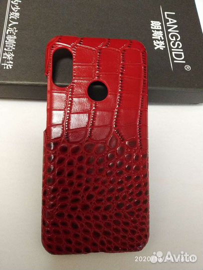 Чехол для Xiaomi Mi A2 lite Кожа