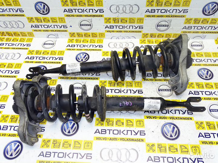 Амортизаторы передние+пружины Ауди A4 А4 B7 Б7 к-т