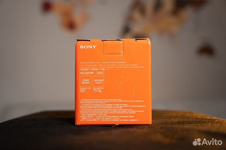 Новый объектив Sony FE 50mm f1.8 (SEL50F18F)