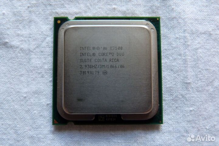 Intel Core 2duo E7500,E5300 сокет LGA775
