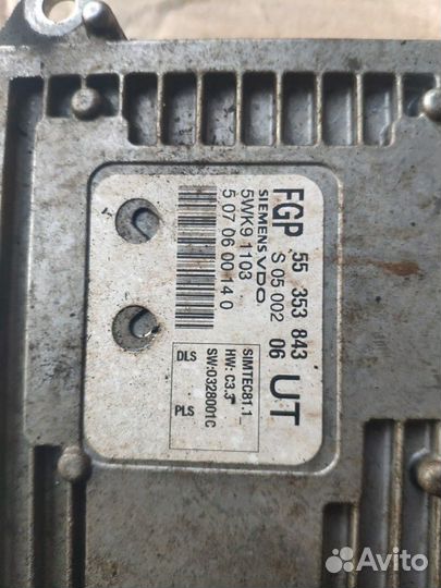 Эбу двигателя Opel Zafira 2.2 2005 Z22YH