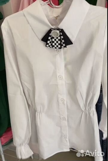 Рубашка белая школьная форма