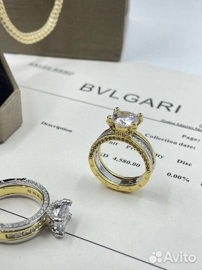 Bvlgari кольцо