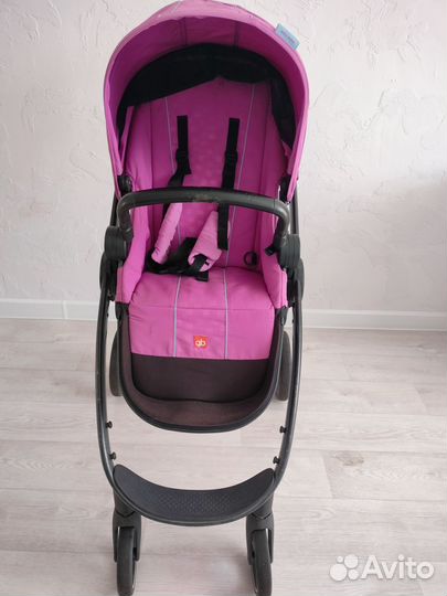 Коляска прогулочная GB beli art pink