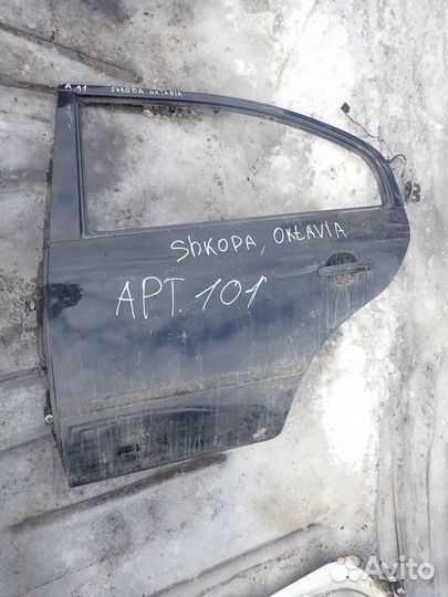Дверь задняя левая для Skoda Octavia A4