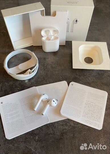 Беспроводные наушники apple airpods 2