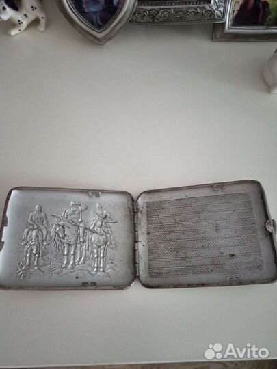 Портсигар СССР Три богатыря