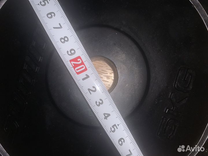 Новые блины для гантелей 5 кг