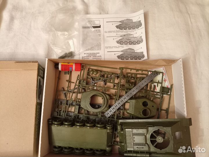 Сборная модель танка т 34