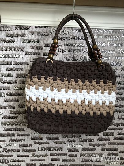 Вязанные сумки ручная работа