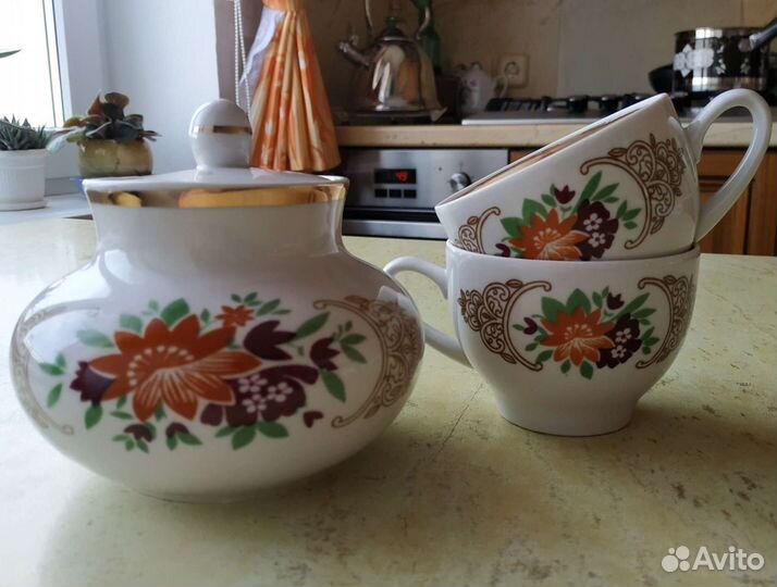 Чайный сервиз вербилки СССР