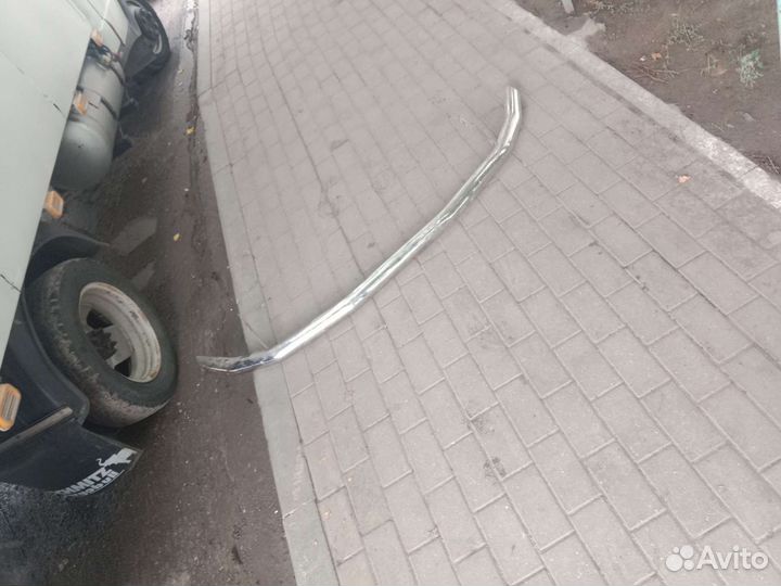 Защита бампера на газель