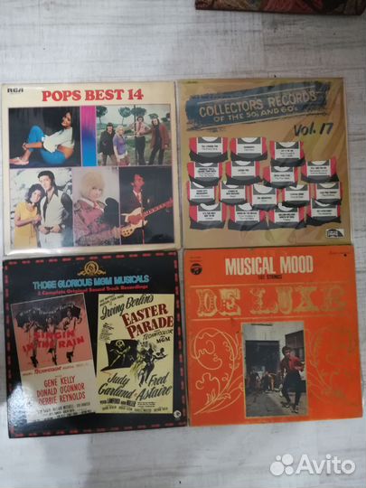 Пластинки виниловые 70-х сборники пр-ва Japan, usa
