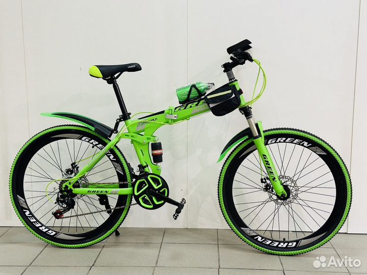 Велосипед горный Green Bike 26R складной