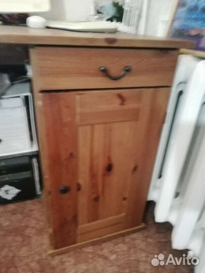 Стол письменный компьютерный икеа Лексвик массив