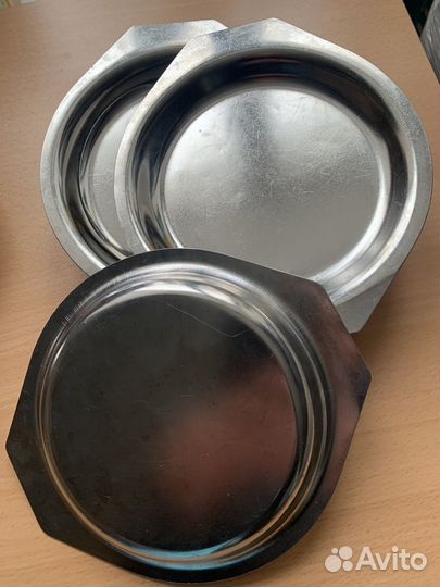 Тарелки из нержавейки СССР