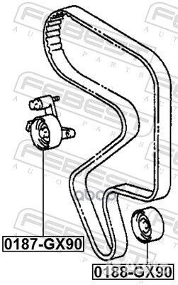 Ролик обводной ремня грм 0188-GX90 Febest