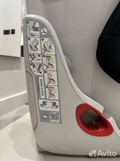 Автокресло britax romer king 2