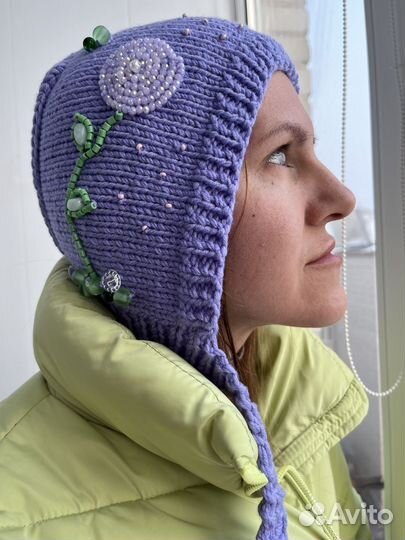 Чепчик женский с вышивкой