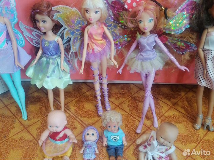 Куклы winx барби пупсики