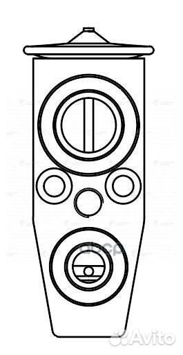 Клапан кондиционера chevrolet aveo T300 11/OPE