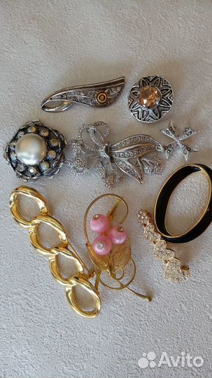 Броши винтажные США