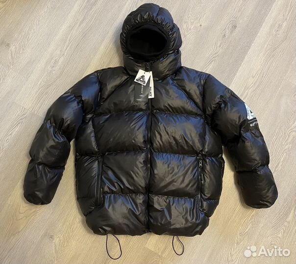 Пуховик palace черный зима