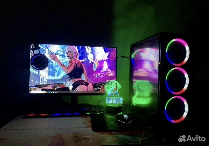 Мощный игровой компьютер полный комплект