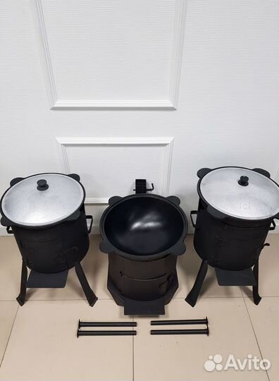 Казан Чугунный с Печью