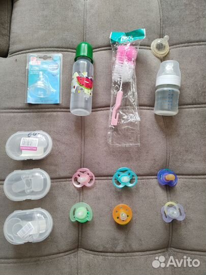 Бутылочки, соски, пустышки