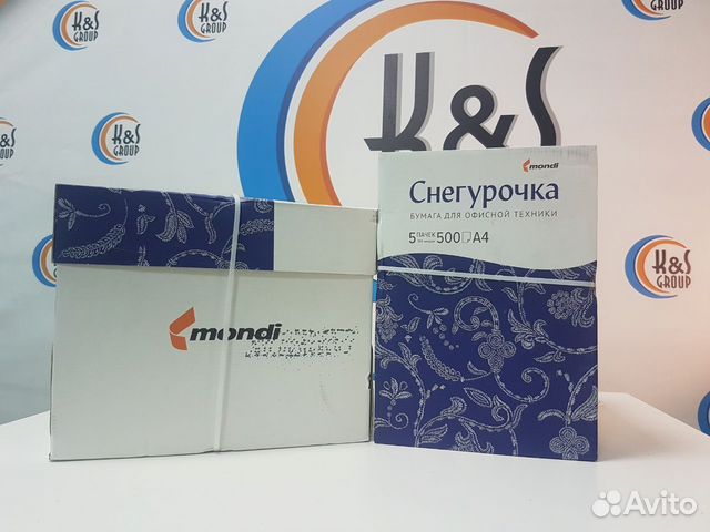 Бумага белая Снегурочка А4