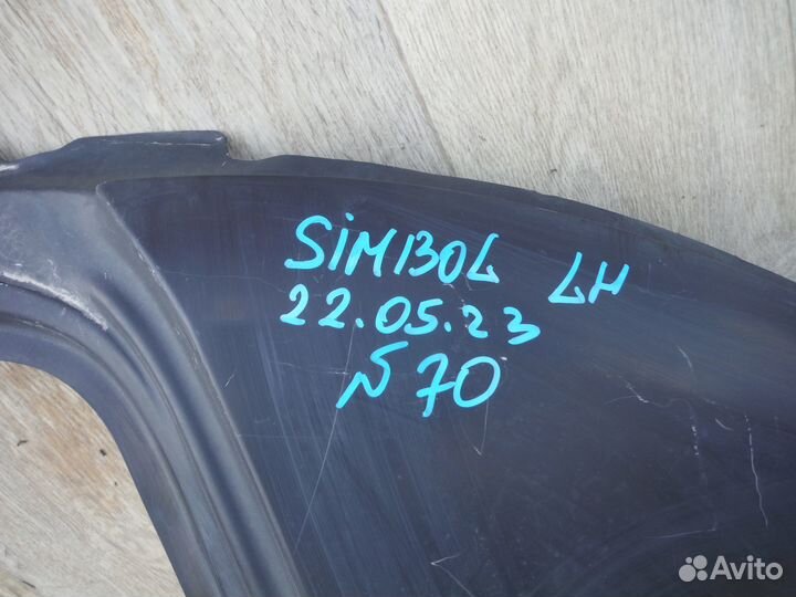 Крыло заднее левое №70 Renault Symbol 2001