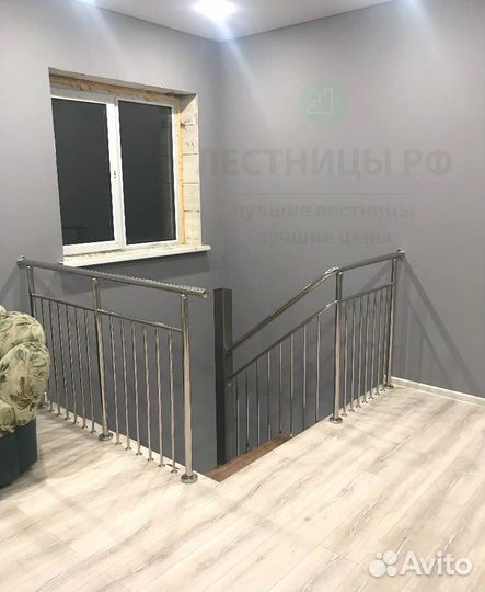 Металлокаркас лестницы