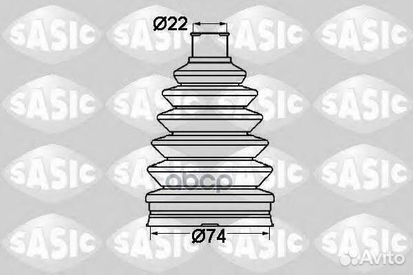 Пыльник шруса (установ. комплект) renault Duste