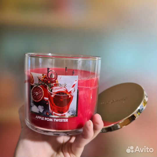 Cоевая свеча Goose Creek. Apple Pom Twister