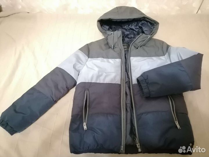 Куртка пуховик детская зима 140-145 ikks