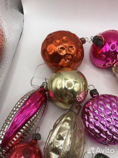 Елочные игрушки СССР набор 25 штук