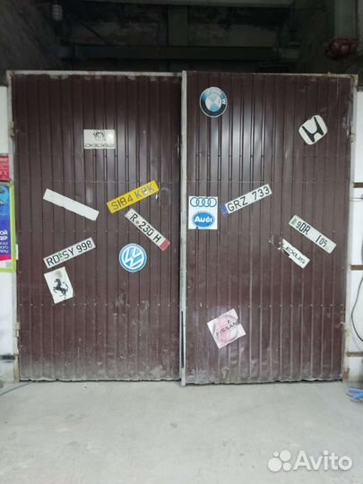 Ворота гаражные бу