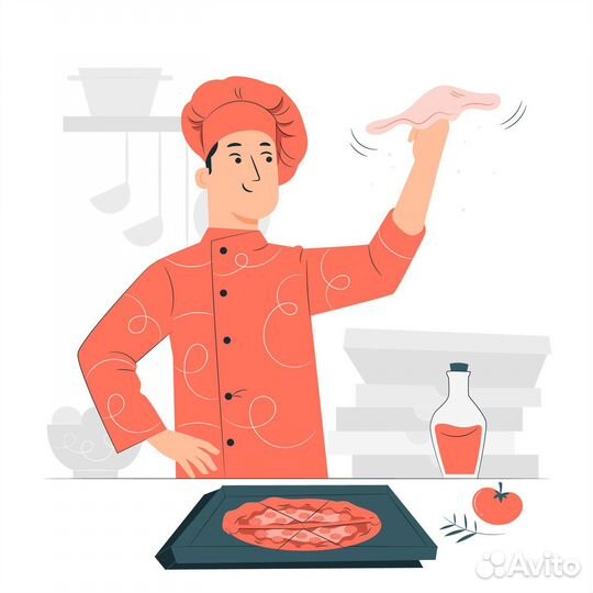 Повар на пиццу