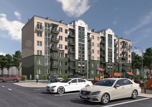 2-к. квартира, 58 м², 1/6 эт.