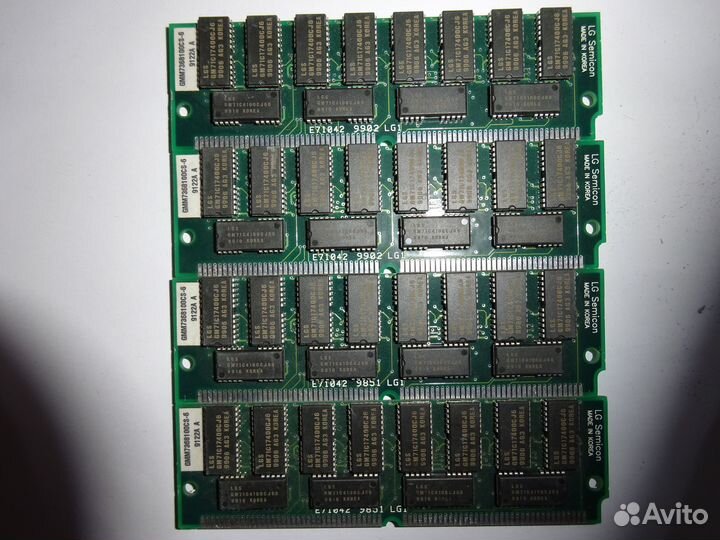 Simm 72 pin 128Mb FPM (4x32MB) комплект #79