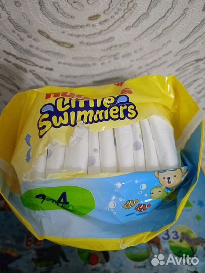 Трусики для плавания huggies 7-15 кг