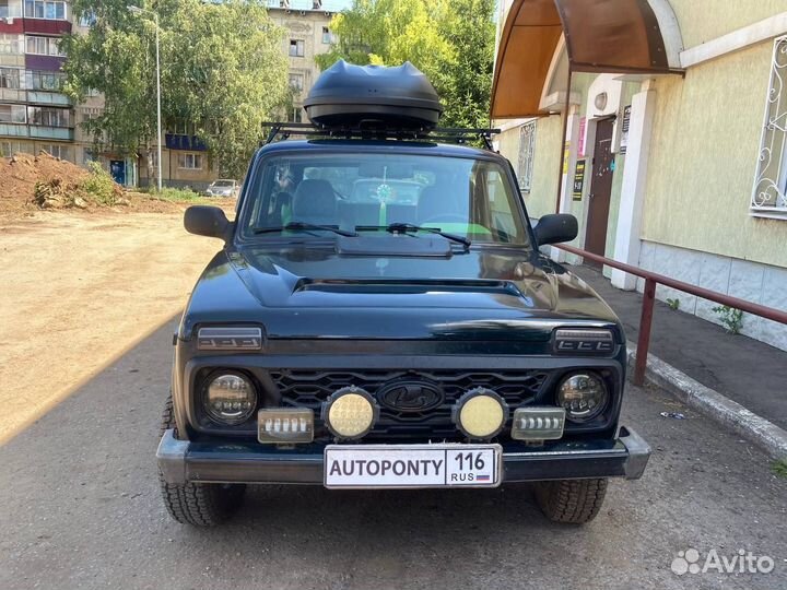 Автобокс Компакт 360л на Нива 2121 Легенд Урбан