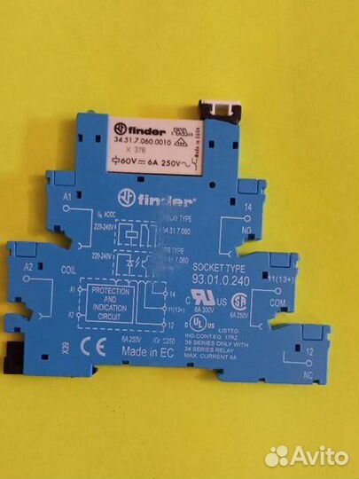 Реле finder 60v