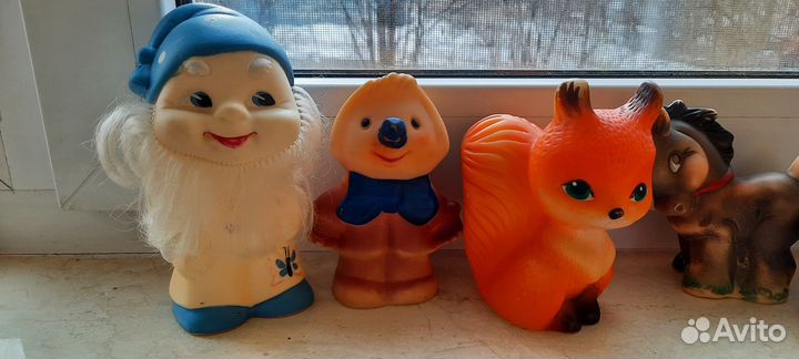 Резиновые игрушки СССР
