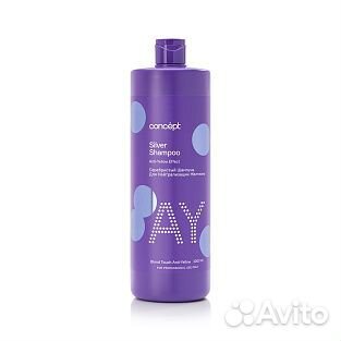 Серебристый шампунь для светлых оттенков волос