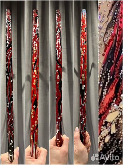 Обмотка предметов для гимнастики